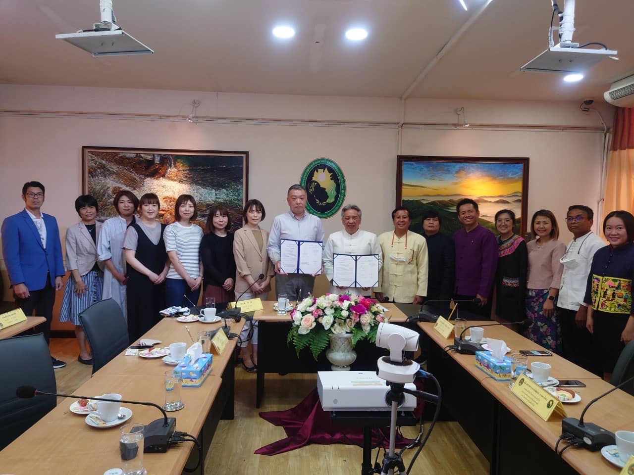 タイ王国チェンマイのラチャパット大学人文学部とインターンシップ受入に関する了解覚書（MOU）締結延長について